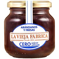 La Vieja Fábrica mermelada de arándanos y fresas 0 azúcares 280 g