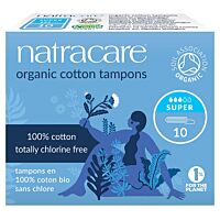 Natracare tampón bio super sin aplicador 10 ud