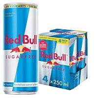 Red Bull bebida energética sugarfree 4 x 25 cl