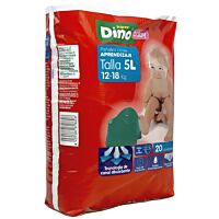 HiperDino pañal de aprendizaje talla 5 12-18 kg 23 ud