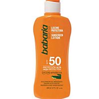 Babaria leche protectora solar aloe vera SPF50 200 ml