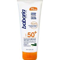 Babaria crema solar facial antienvejecimiento y polución con aloe vera SPF50 75ml