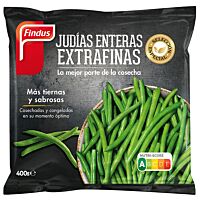 Findus judías verdes enteras extrafinas 400 g