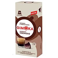 Gimoka café espresso cremoso 10 cápsulas