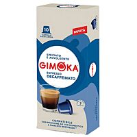 Gimoka café espresso suave descafeinado 10 cápsulas