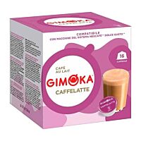 Gimoka café con leche 16 cápsulas