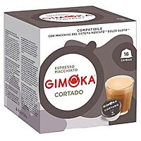 Gimoka café cortado 16 cápsulas