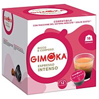 Gimoka café espresso intenso 16 cápsulas
