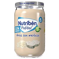 Nutriben potito suprema de merluza con arroz 235 g