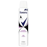 Rexona desodorante invisible black+white spray 200 ml