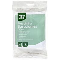 HiperDino maquinilla de afeitar 2 hojas basculantes 20 ud