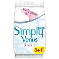 Gillette maquinilla simply Venus 3 hojas 3 + 1 ud
