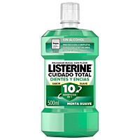 Listerine enjuague bucal dientes y encias sabor suave 500 ml