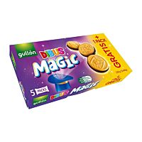 Gullón galletas rellenas de chocolate dibus magic 220 g