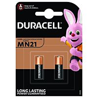 Duracell pilas alcalina MN21 A23/23A/V23GA/LRV08/8LR932 2 ud