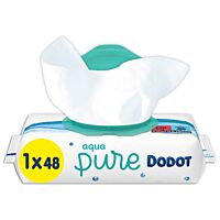 Dodot aqua pure toallitas con tapita 48 unidades