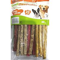 Sandimas perro munchis palitos colores 25 ud