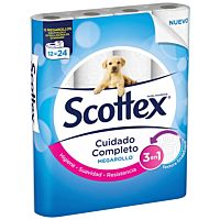 Scottex mega papel higiénico 12 ud
