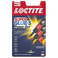 Loctite Super Glue3 minitrio power flex 3 x 1 g