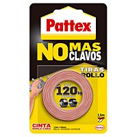 Pattex no mas clavos cinta doble cara rollo 1,5 m