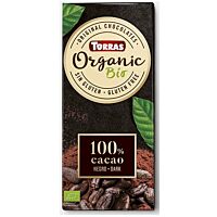 Torras tableta de chocolate negro 100 % eco 100 g
