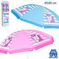 Sombrilla unicornio acero/poliéster 2/c