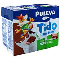 Puleva Tido batido sabor chocolate zero 6 x 200 ml
