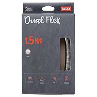 Tatay dual flex flexo ducha metal 1,5 m