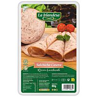 La Irlandesa salchicha casera lonchas 80 g