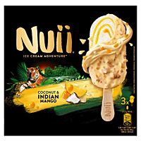 Nuii helado de coco con mango de la Indía 3 x 67 g