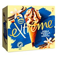 Nestlé extreme cono helado doble vainilla 6 x 72 g