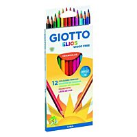 Giotto elios lápices triangular 12 colores