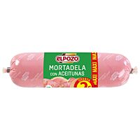 ElPozo mortadela con aceitunas maxi pieza 500 g