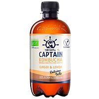 Captain kombucha jengibre y limón eco 400 ml