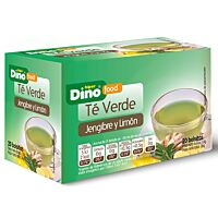 HiperDino té verde con jengibre y limón 20 ud