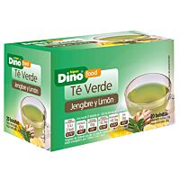 HiperDino té verde con jengibre y limón 20 ud