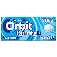 Orbit chicles sabor menta sin azúcar 7 ud
