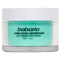 Babaria crema facial antiarruga 100% aloe 50 ml