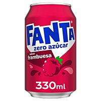 Fanta refresco de frambuesa zero 33 cl