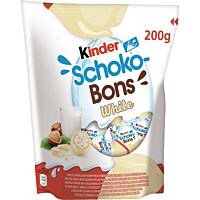Kinder schokobons chocolate blanco 200 g