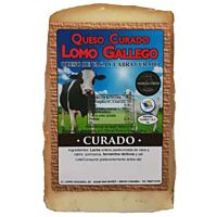 Lomo gallego queso curado cuña 350 g