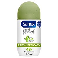 Sanex desodorante roll-on Natur Protect Eficacia Frescor con bambú 48H 50 ml