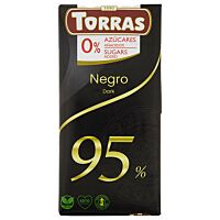 Torras tableta de hocolate 95 % cacao sin azúcar 100 g