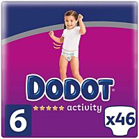 Dodot Activity pañal talla 6 +13 kg 46 ud
