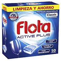 Flota lavavajillas active plus classic pastillas 50 ud
