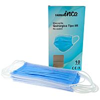 Mascarilla adulto desechable 10 ud