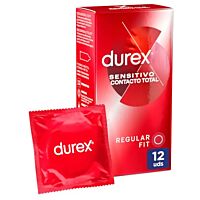 Durex preservativo sensitivo contacto total 12 ud