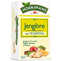 Hornmans té matcha con jengibre 20 ud