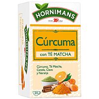 Hornmans té matcha con cúrcuma 20 ud HORNIMANS