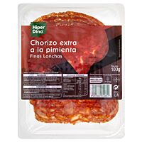 HiperDino chorizo extra pimienta 100 g